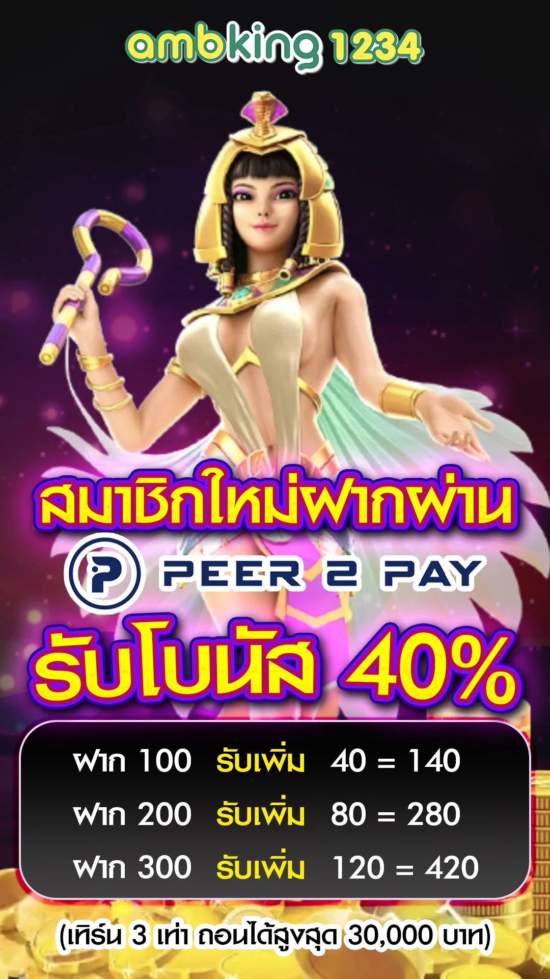 เกมสล็อตแตกง่าย ฝากถอน ไม่มี ขั้นต่ำ - แบนเนอร์โปรโมชั่น